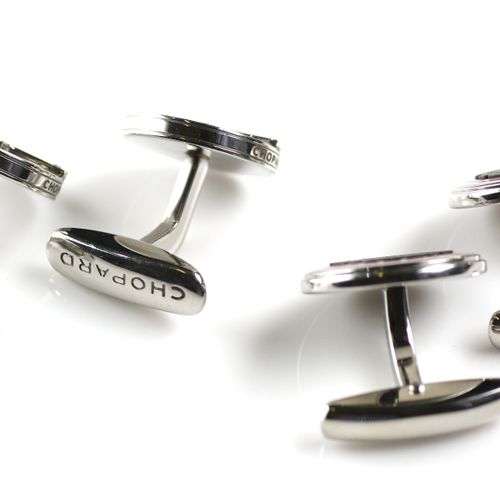 2115 Two pairs of gentlemen's cufflinks, Chopard 2115 Due coppie di gemelli da p&hellip;