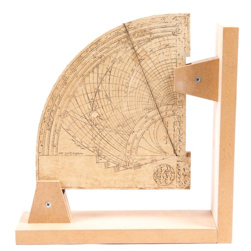 Null A replica of an astrolabic quadrant