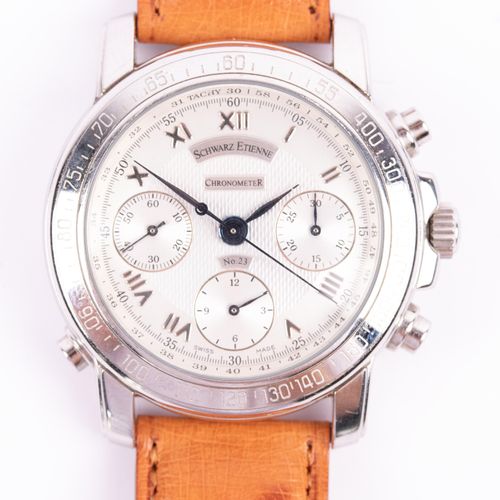 Null A gentlemen's wristwatch with chronograph, Schwarz Etienne