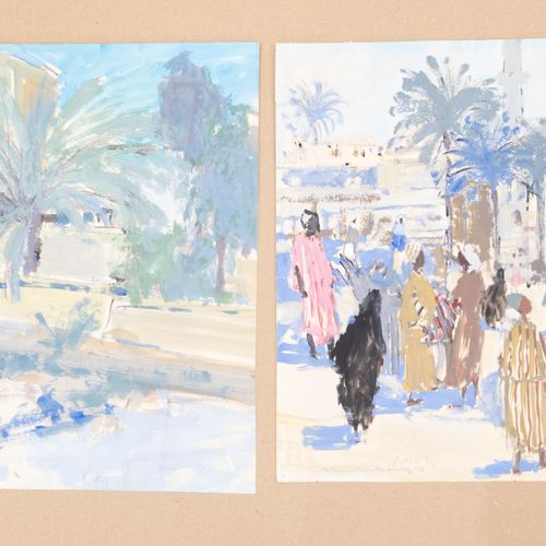 Nico Molenkamp (1920-1998) (2x) Nico Molenkamp (1920-1998) (2x), View of Baghdad&hellip;