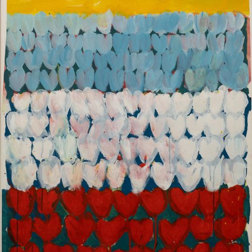 Jan Cremer (1940) Jan Cremer (1940), Tulip Field, signed and dated 'Cremer 1984'&hellip;