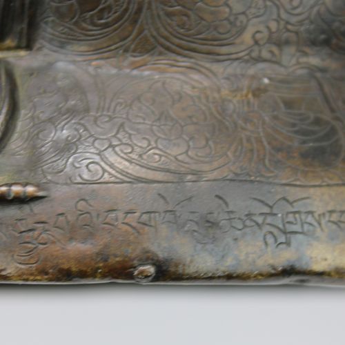 A bronze Śyāmātārā (Green Tārā) with traces of gilt A bronze Śyāmātārā (Green Tā&hellip;