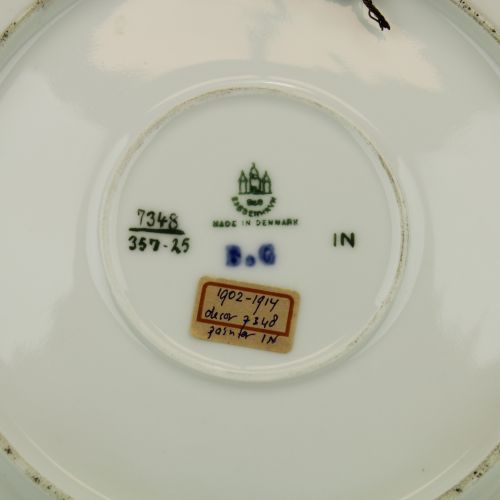 Nine Danish Art Nouveau Bing & Grondahl porcelain wall plates Nueve platos de pa&hellip;