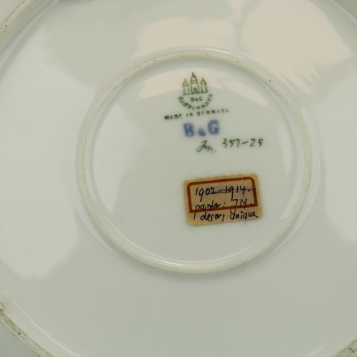 Nine Danish Art Nouveau Bing & Grondahl porcelain wall plates 九个丹麦新艺术派Bing & Gro&hellip;