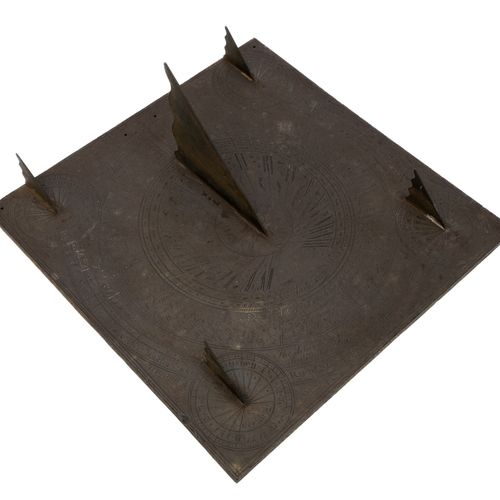 Null A Victorian slate wall sundial, By Richard Melvin, third quarter 19th centu&hellip;