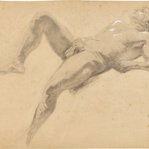 Max Klinger Max Klinger, Deux dessins : Nu masculin de dos. 1904 / Modèle de nu &hellip;