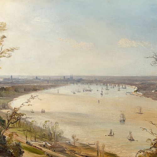 Théodore Gudin Théodore Gudin, Bordeaux vue des hauteurs, vers 1850, huile sur t&hellip;