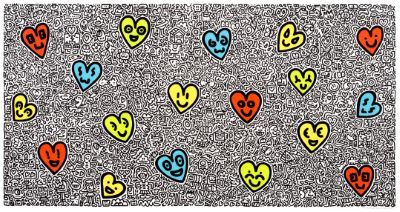 Mr. Doodle_Heartland sérigraphie en couleurs, 2020, signée et datée au crayon, n&hellip;