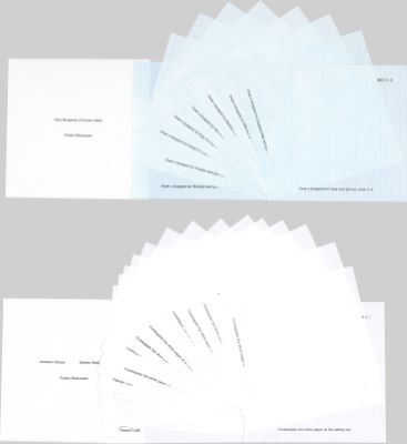 Yutaka Matsuzawa_Nine Mandalas 八十八张印刷品，装在九个信封里，有一个证明，1982年，证明上有墨水签名，编号为12/90，由纳沙&hellip;