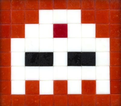 Invader_Invasion Kit #8 (Third Eye) 
ceramic tiles, 2008, signed and dated in in&hellip;