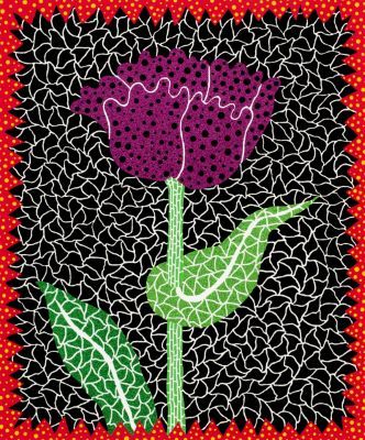 Yayoi Kusama_Tulipe (I) 彩色丝网版画，薄片，2000年，在BFK Rives上，用铅笔签名，标题，日期和编号，来自60个版本（还有13个&hellip;