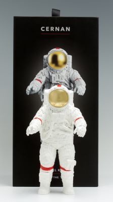 Michael Kagan_CERNAN (White) poly-resin, 2020, signed in ink on the certificate,&hellip;