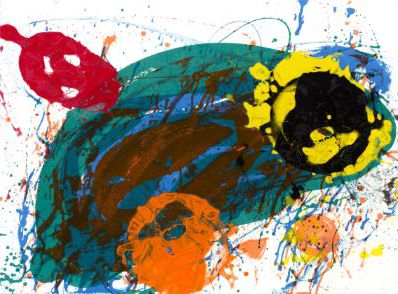 Sam Francis_For Thirteen screenprint in colours, 1989, on PTI Supra, signed in p&hellip;
