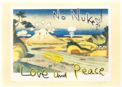 Yoshitomo Nara_No Nukes! Love and Peace, from 'In The Floating World' 富士施乐彩色复印件，&hellip;