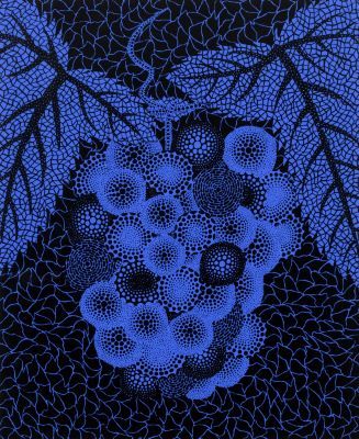 Yayoi Kusama_Grapes serigrafia a colori, 1983, su Pêche Soleil, firmata, titolat&hellip;