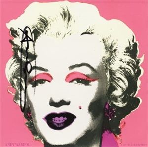 Andy Warhol_Marilyn (Announcement) Offsetdruck in Farben, 1981, mit Filzstift si&hellip;
