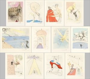 Salvador Dali?_After 50 years of surrealism the complete set of twelve etching, &hellip;