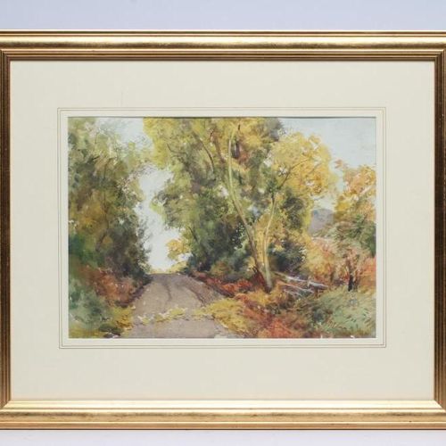 Null ATTRIBUTED TO HENRY JOHN SYLVESTER STANNARD (1870-1951), Woodland Scene, wa&hellip;