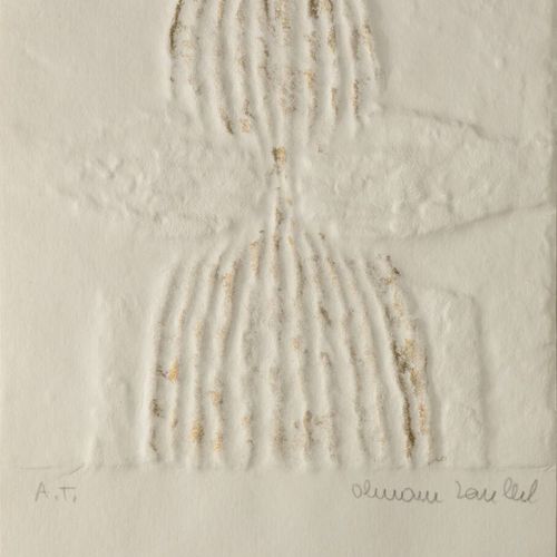Olbram Zoubek (1926-2017) 手在头发上

手工纸上的浮雕印刷品，153x148毫米（207x148毫米），在印刷区域下方的左下方用铅笔标&hellip;