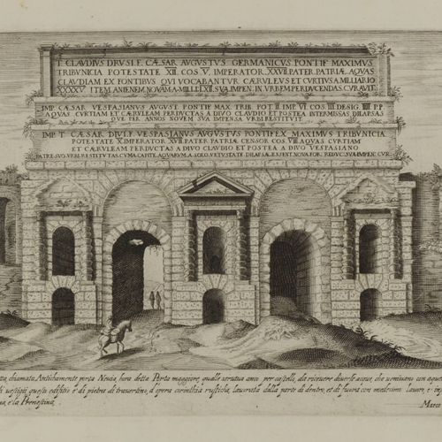 Aegidius Sadeler (1570-1629) Marco Sadeler PORTA MAGGIORE A ROMA

1606

Incision&hellip;