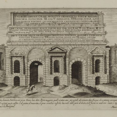 Aegidius Sadeler (1570-1629) Marco Sadeler PORTA MAGGIORE À ROME

1606

Gravure &hellip;