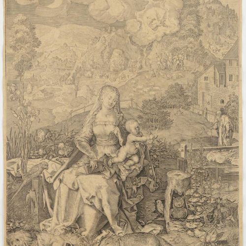 Aegidius Sadeler (1570-1629) MADONNA WITH CHILD IN A LANDSCAPE

1597

Copperplat&hellip;