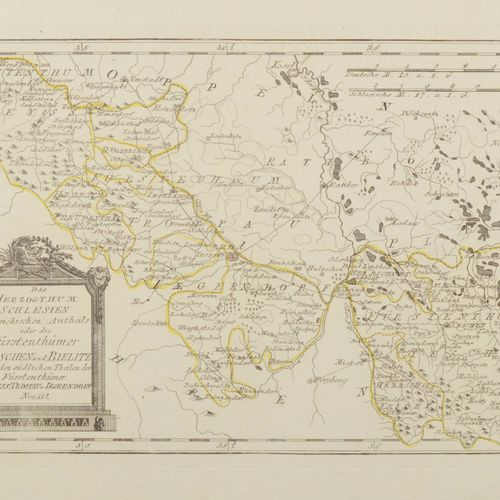 Franz Joh. Jos. Von Reilly (1766-1820) TWO MAPS OF MORAVIA AND A MAP OF SILESIA
&hellip;