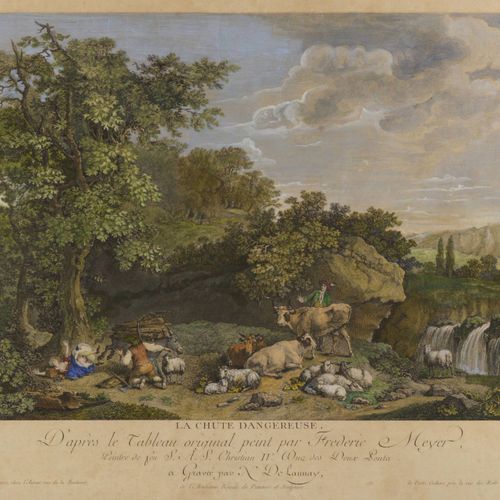 Nicolas de Launay (1739-1792) Georges-Frederic Meyer (1735-1779) "LA CHUTE DANGE&hellip;