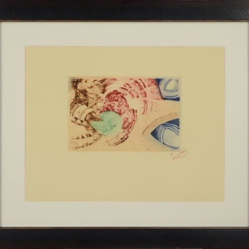 Frantisek Kupka (1871-1957) 双色赋格的研究

1913

纸上彩色蚀刻画，160x230毫米，在印刷区的右角署名 "Kupka"，在&hellip;