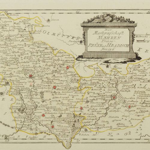 Franz Joh. Jos. Von Reilly (1766-1820) DUE MAPPE DELLA MORAVIA E MAPPA DELLA SLE&hellip;