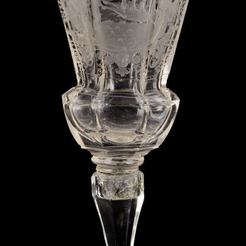 POKAL Silésie, 2e quart du 18e s.

Coupe octogonale, verre clair, coupole coniqu&hellip;