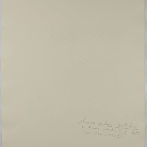 Vaclav Bostik (1913-2005) 蓝页

1988 - 1989

手工纸上的粉笔画，590x420毫米，在纸的中间用铅笔签名 "Boštík&hellip;