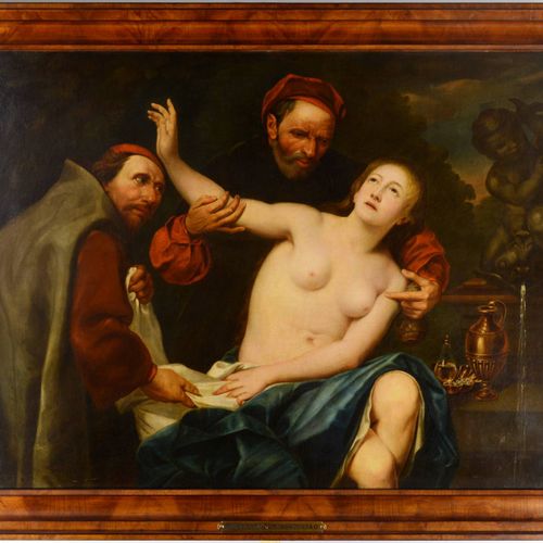Johannes / Jan Kupezky, auch Kupecky, Nachfolger (1666-1740) 苏珊娜和二老

18世纪。

布面油画&hellip;