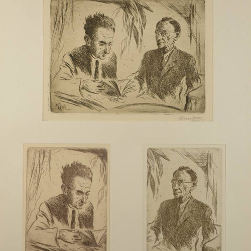 Jan Konupek (1883-1950) 战争年代的九幅肖像画

九张图片，都有印刷和铅笔签名 "Konůpek"，左角有编号。路路通。