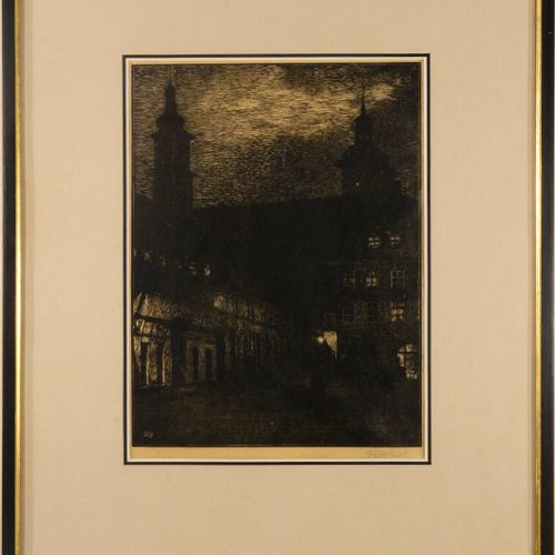 Frantisek Kobliha (1877-1962) ÉGLISE DE JAKOBS

1913

Gravure sur bois sur papie&hellip;