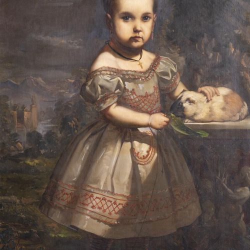 ATRIBUIDO A JOAN MESTRE i BOSCH (Palma de Mallorca, 1824/26 – 1893) 95 x 68 cm
