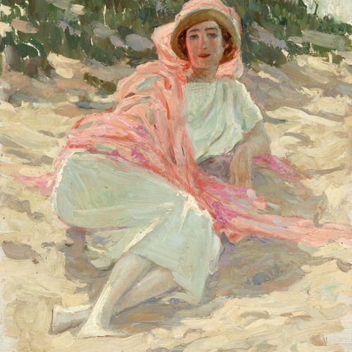 Aimé Stevens,1879 - 1951 Une dame dans les dunes

Huile sur toile

Sig.

41,5 x &hellip;