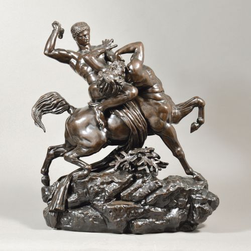 Antoine-Louis Barye,1795 - 1875 Thésée combattant le centaure Biénor (1849)

Scu&hellip;