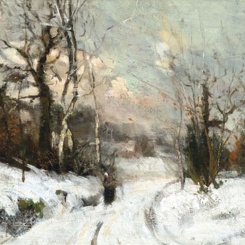 Guillaume Vogels,1836 - 1896 Boendael, hiver (ca. 1875)

Huile sur toile

Sig.

&hellip;