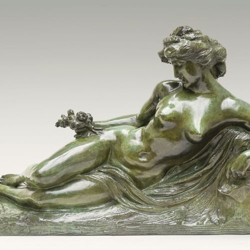 Jef Lambeaux,1852 - 1908 Femme nue couchée avec gerbe de fleurs

Sculpture

Bron&hellip;