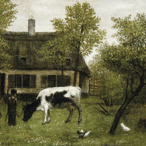 Serafien De Rijcke,1840 - 1915 Vacher (1866)

Huile sur panneau

Sig. 1866

27 x&hellip;