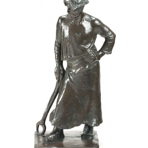 Constantin Meunier,1831 - 1905 Le forgeron (1886)

Sculpture

Bronze

Patine bru&hellip;