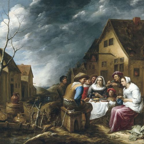 Gillis van Tilborgh,1625 - 1678 La fête de famille devant l'auberge (1657)

Huil&hellip;