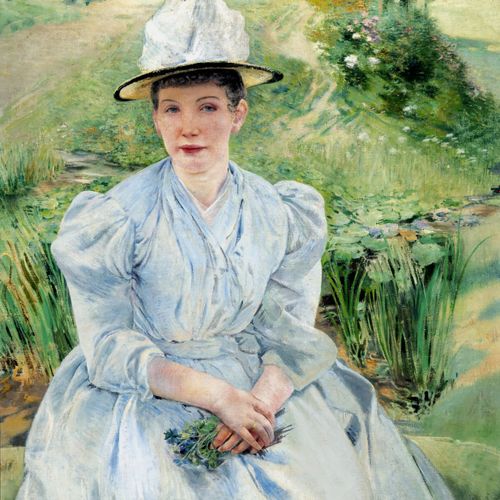 Léon Frédéric,1856 - 1940 Portrait de jeune femme (1891)

Huile sur toile

Sig. &hellip;