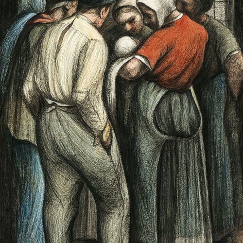 Eugène Laermans,1864 - 1940 Le nouveau-né (1903)

Pastel et dessin à la craie no&hellip;
