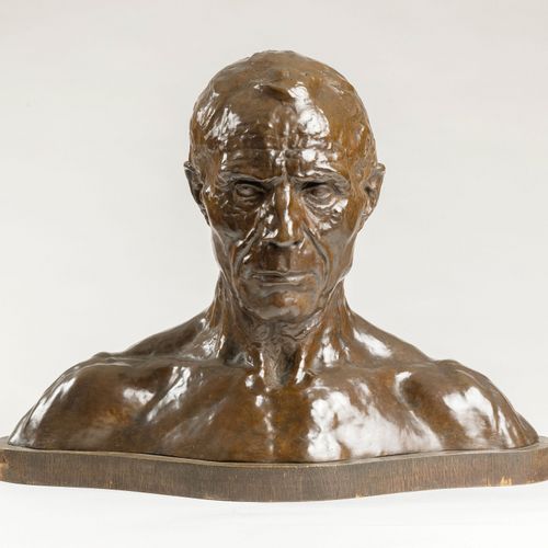 George Minne,1866 - 1941 Buste d'homme (ca. 1910)

Sculpture

Bronze

Patine bru&hellip;