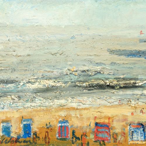 Henri-Victor Wolvens, 1896-1977 Marine aux cabines de plage
Huile sur toile
Sig.&hellip;