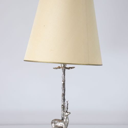 Style Valenti lampe de bureau en bronze argenté Style Valenti lampe de bureau en&hellip;