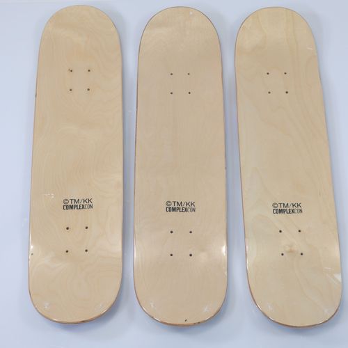Takashi Murakami (d’après) Sérigraphie sur planches de skate en bois d'érable Es&hellip;