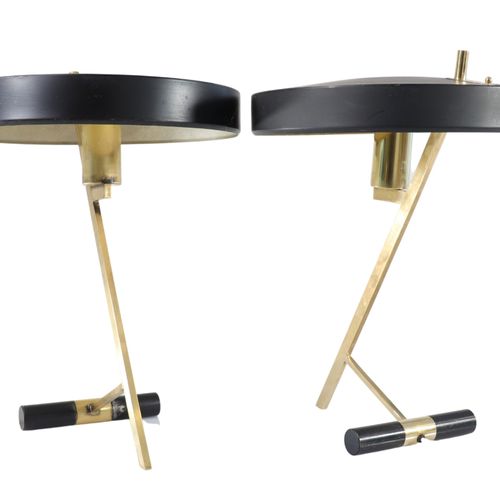 Louis KALFF (1897 1976) & PHILIPS (éditeur) Paire de lampes de table modèle Z Lo&hellip;